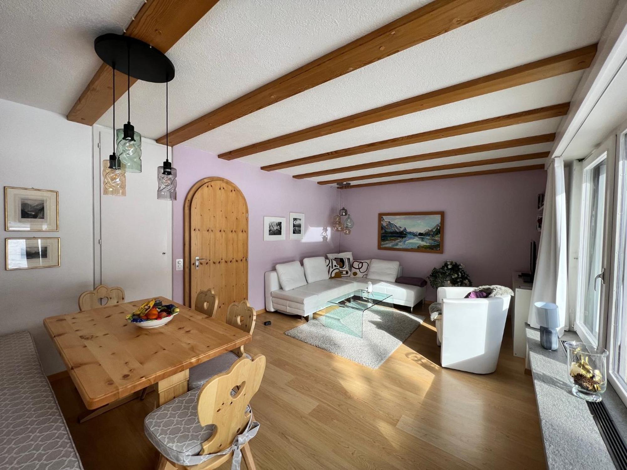 Chesa Suot Ovas Apartment Sils Maria Ruang foto